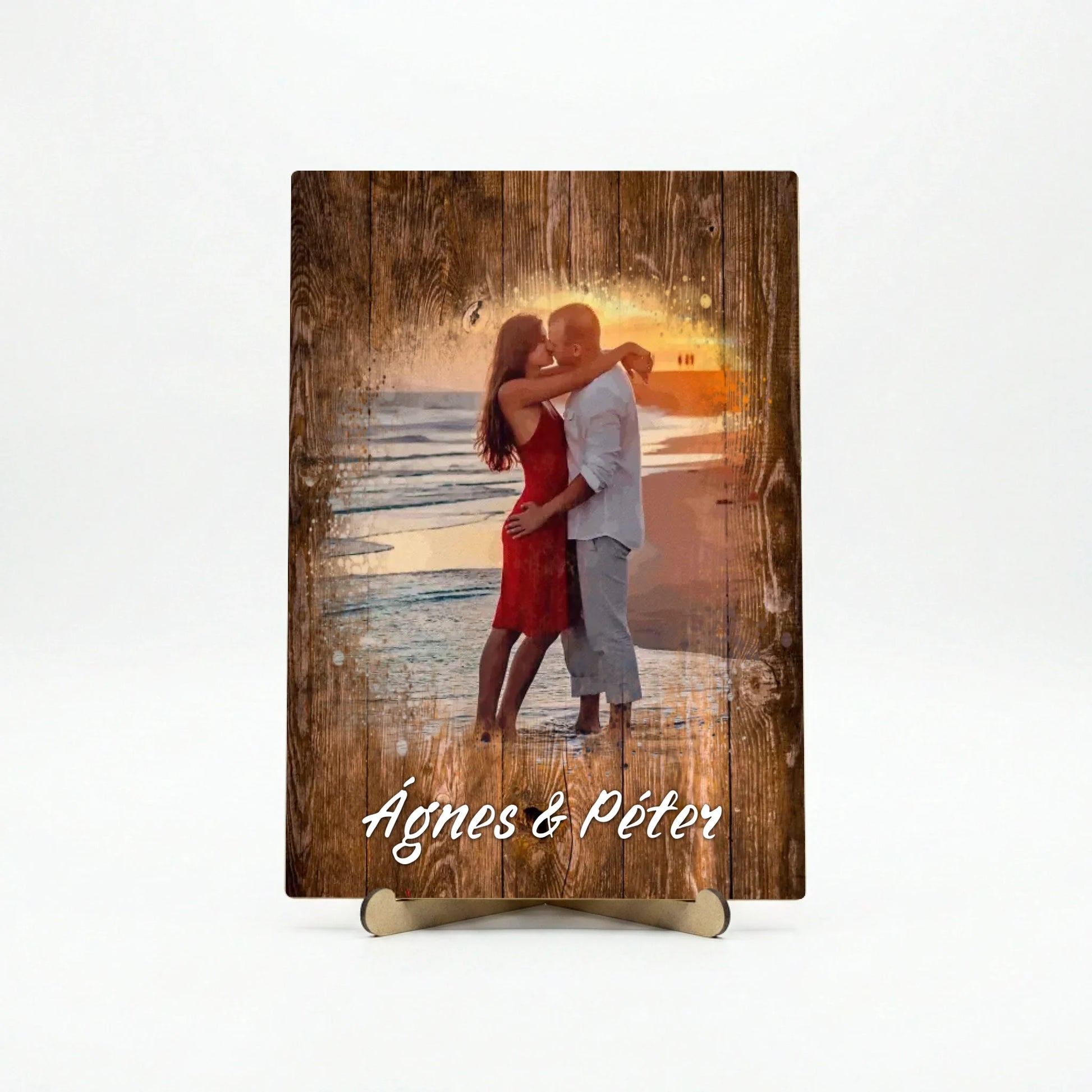 asztali disz mockup álló