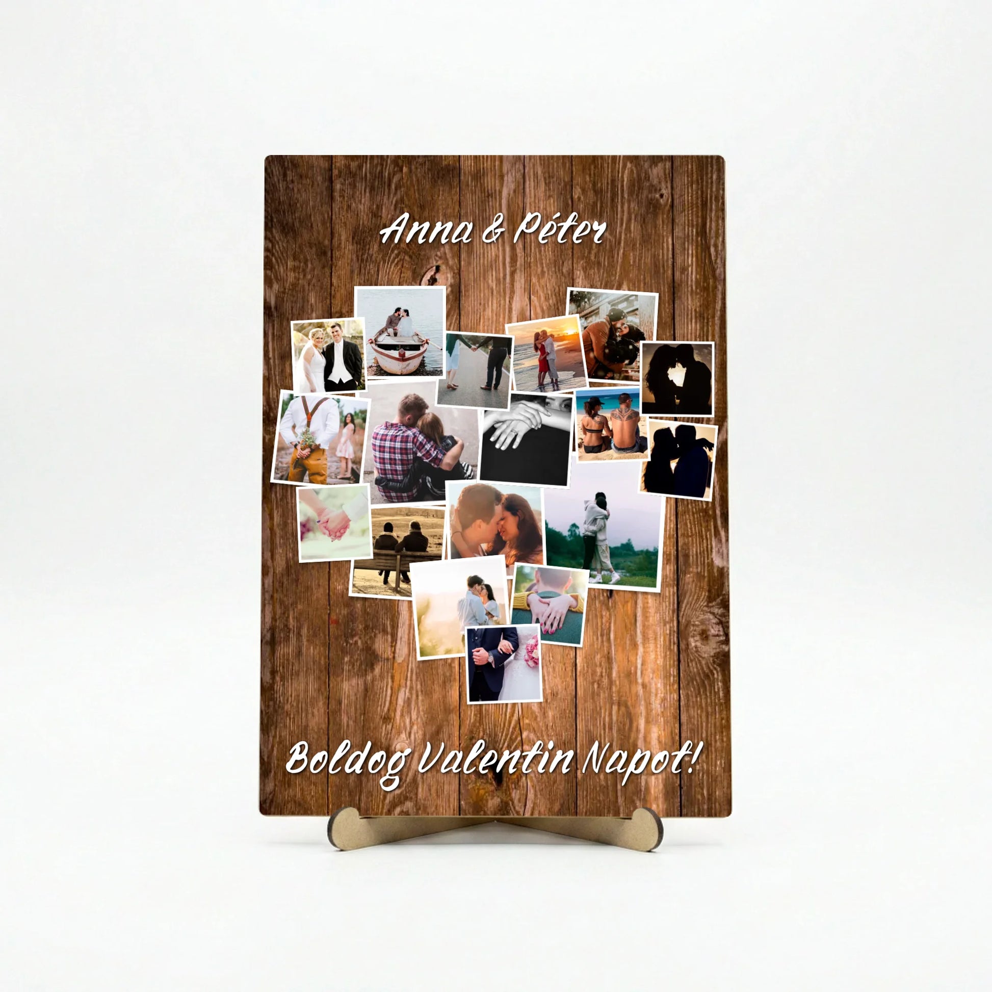 asztali disz mockup álló