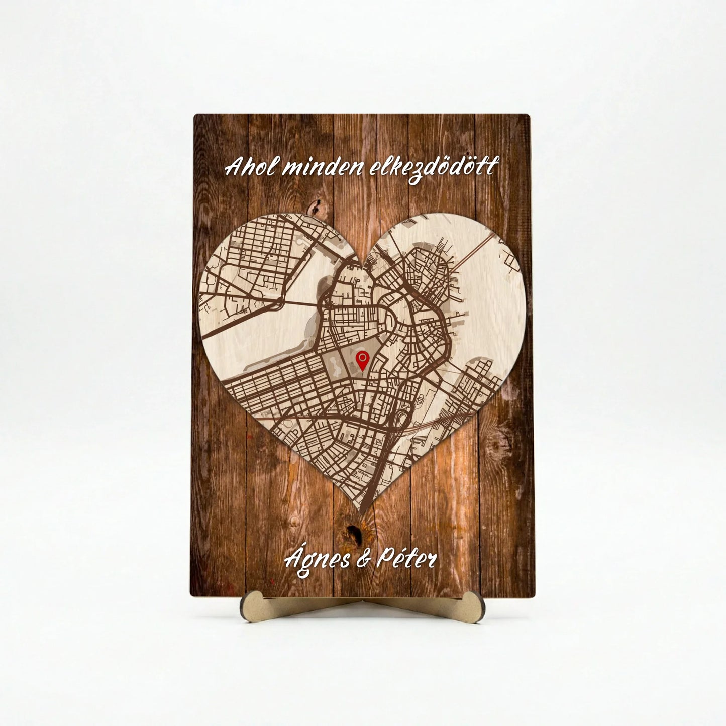 asztali disz mockup álló